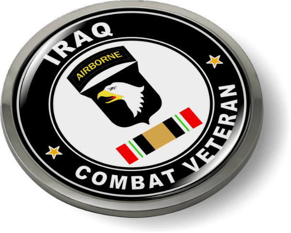 Iraq Combat Veteran Emblem